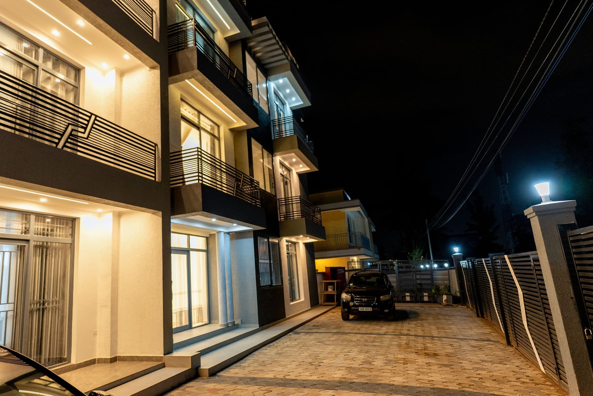Unicavilla Parking Lot Night View